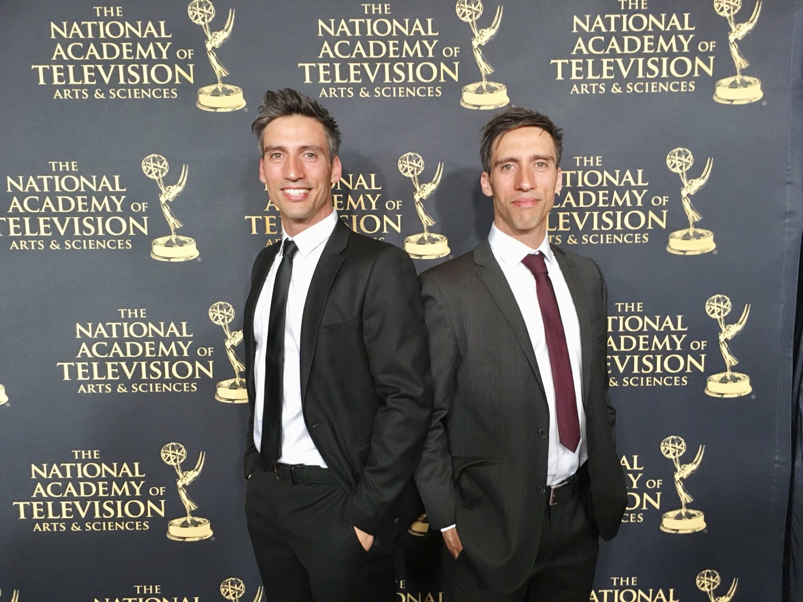 Luca and Gabriele Stifani at the National Academy of Television Arts and Sciences